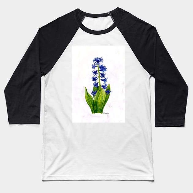 hyacinth Baseball T-Shirt by Kunst und Kreatives